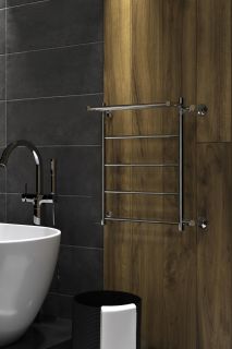 Полотенцесушитель водяной Indigo Line LLSHSW60-60R-б/п-50 с полкой 60x60 см хром